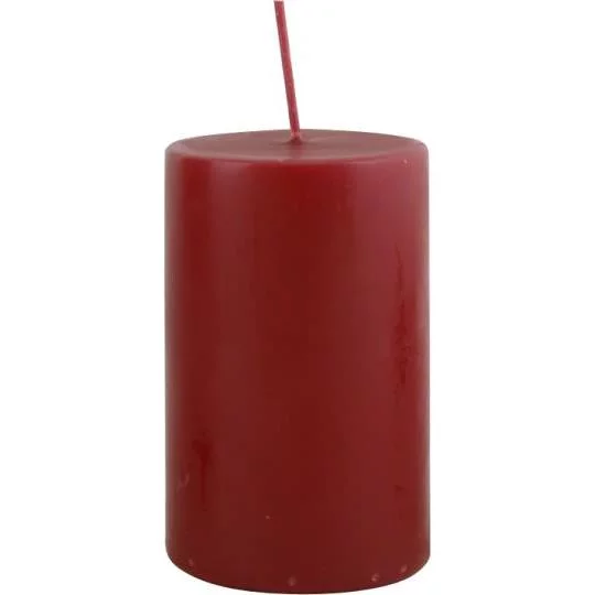 Свічка темно-червона середня