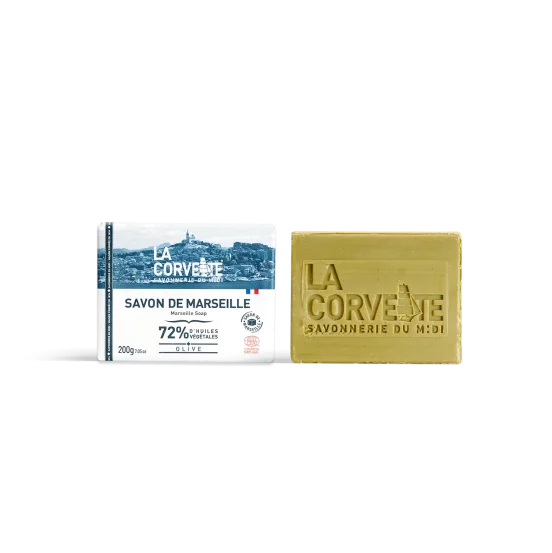 Марсельське мило La Corvette OLIVE ECOCERT 200g