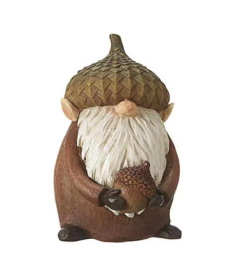 Фігурка домовик з жолудем коричневий