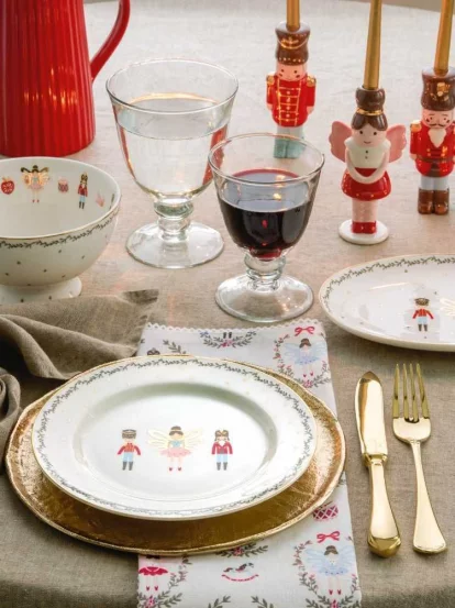 Піднос круглий Greengate Round Gold Aluminium, 32 см