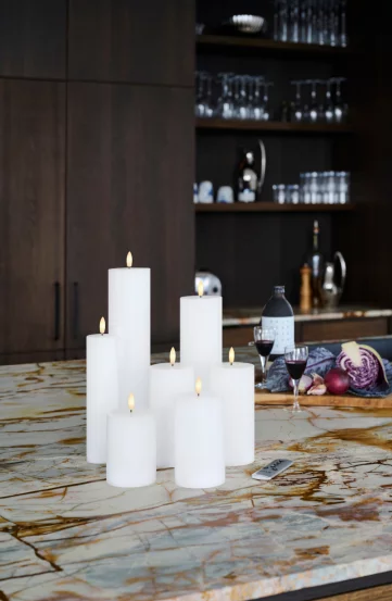 Свічка LED Sille, 7,5 х 15 см