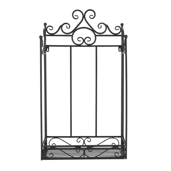 Настінна металева поличка для кашпо