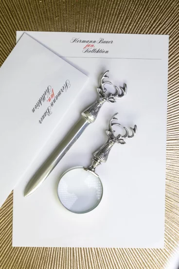 Лупа з ручкою у вигляді оленя, 15 см