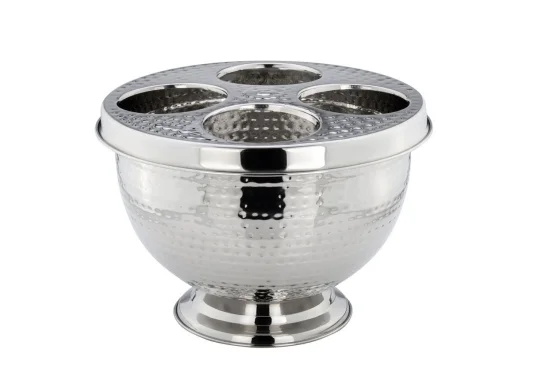 Охолоджувач для шампанського на 4 пляшки з нержавіючої сталі