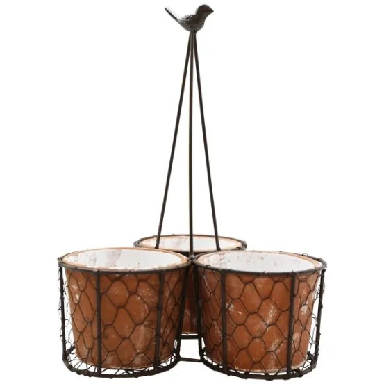 Кашпо для рослин Valo на 3 горщики, 24&times;24&times;36 см