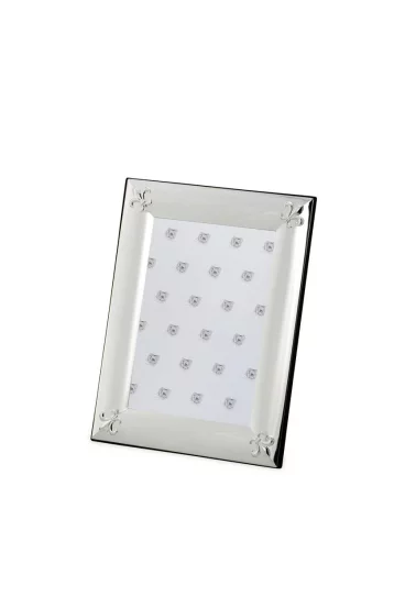 Посрібнена фоторамка з ліліями, 13×18 см