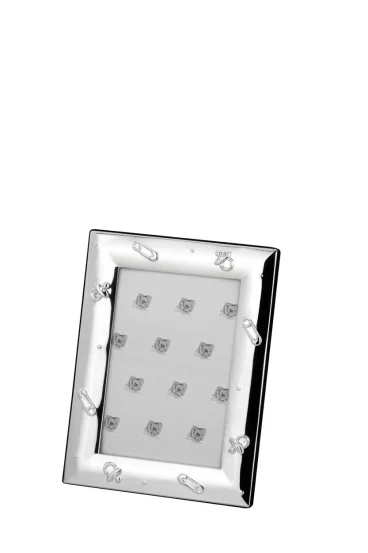 Посрібнена дитяча фоторамка &ldquo;Baby Pins&rdquo;, 9&times;13 см