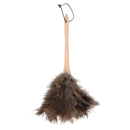 Щітка для змахування пилу зі страусиного пера