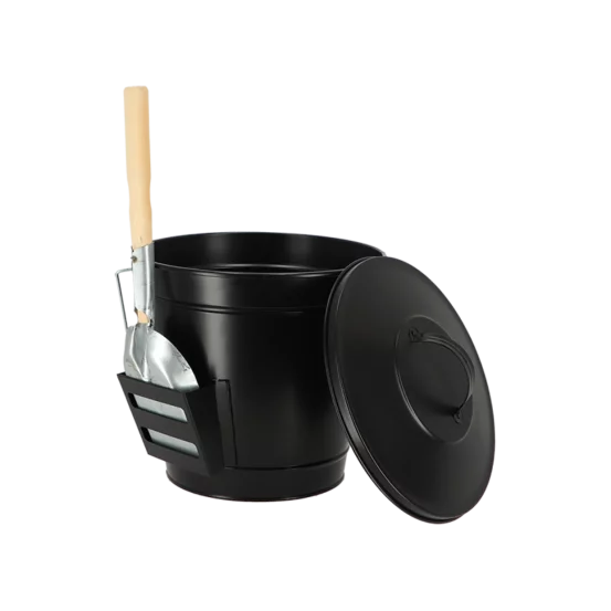 Відро для вугілля з лопатою