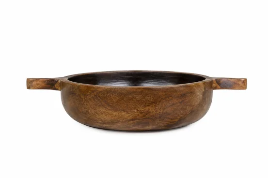 Дерев&rsquo;яна миска з ручками Mango Wood, &Oslash;20 см
