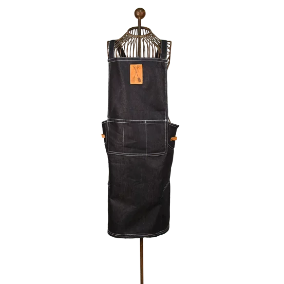 Джинсовий садовий фартух у японському стилі