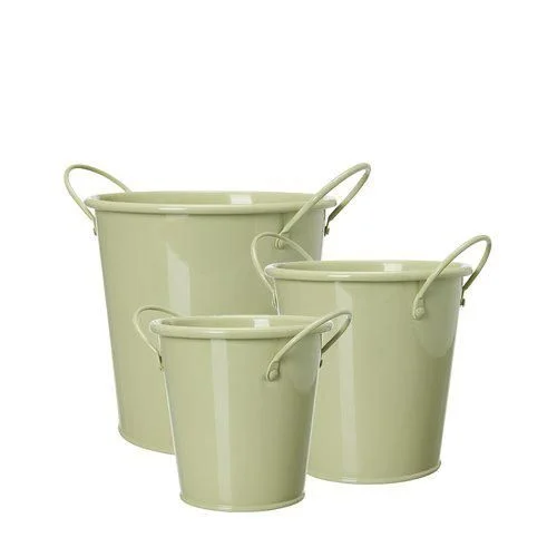 Комплект металевих кашпо для рослин Alina