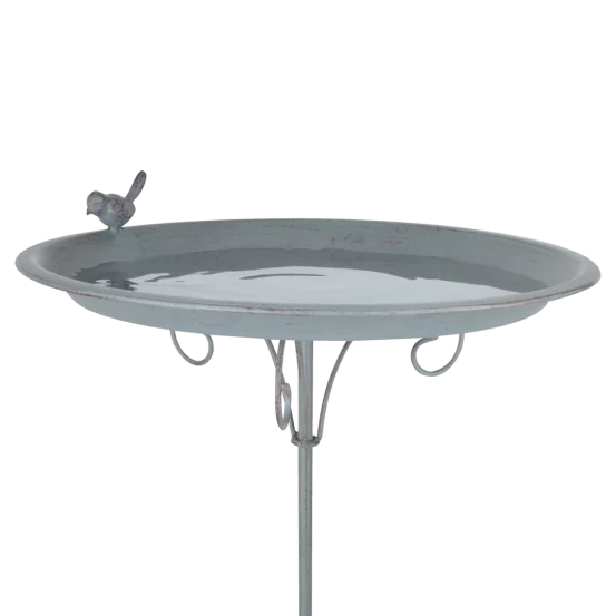 Годівничка для пташок на штекері сіра