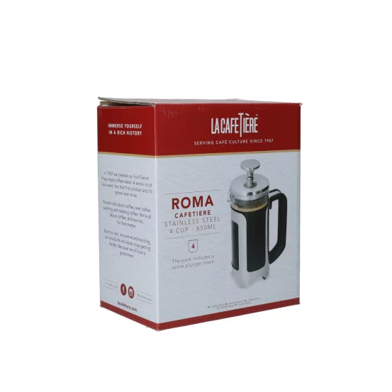Френч-прес La Cafeti&egrave;re Roma з нержавіючої сталі