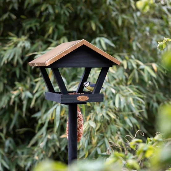 Годівничка для птахів на ніжці “Black Copper”