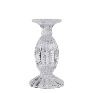 Скляний підсвічник Clear, Ø10,5×19,5 см