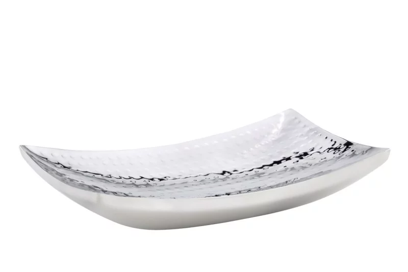 Декоративне блюдо з нержавіючої сталі, 30х18 см