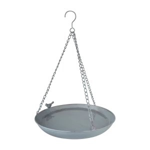 Підвісна годівничка для пташок сіра