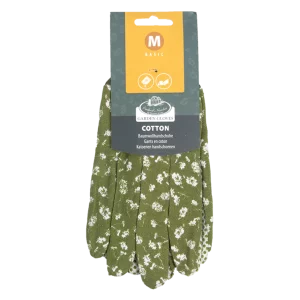 Бавовняні садові рукавички (зелені)