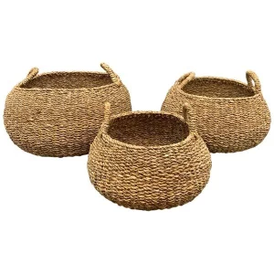 Набір кошиків SEGA з морської трави, 3 шт