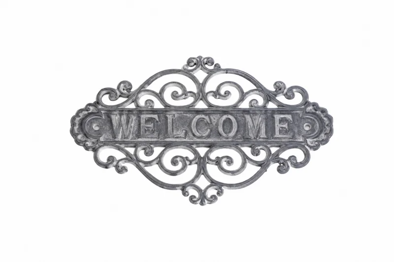 Декоративна табличка Welcome Antique Grey