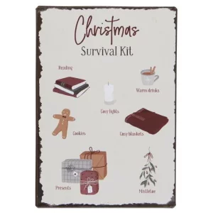 Металева листівка Christmas Survival Kit