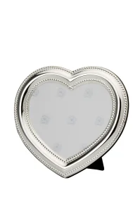 Посрібнена фоторамка Heart Pearl Rim, 13×13 см
