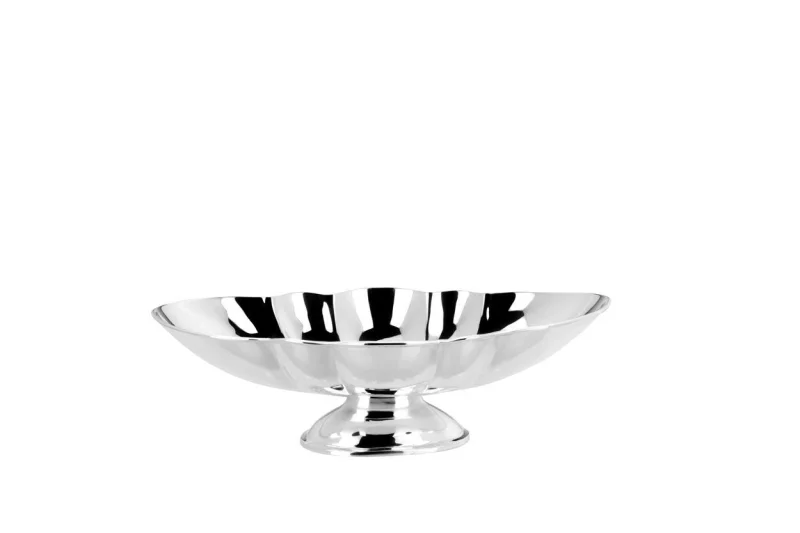 Фруктовниця посріблена на ніжці