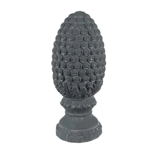 Декоративна шишка сіра, 13×31 см