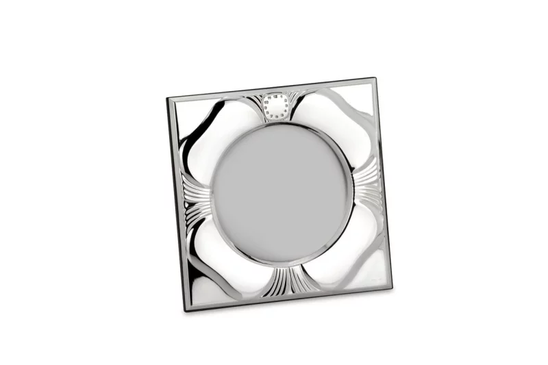 Срібна фоторамка “Shamrock”, Ø7,5 см