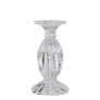 Скляний підсвічник Clear, &Oslash;10,5&times;19,5 см