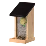 Настінна годівничка для птахів з чорним дахом