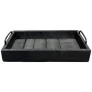 Піднос чорний Bloom, 35x20x8,5 cм
