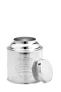 Посріблена банка для кави з кришкою