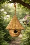 Підвісний будиночок для птахів із сизалю