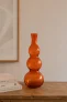Ваза скляна Dark Orange, 17&times;17&times;48 см